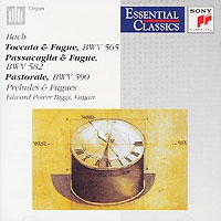 Bach Toccata & Fugue Passacaglia & Fugue Pastorale E Power Biggs артикул 9751c.